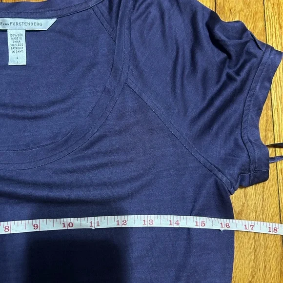 Diane Von Furstenberg Mini Dress Size 4 Silk Jersey Tiger Print - Picture 6 of 9